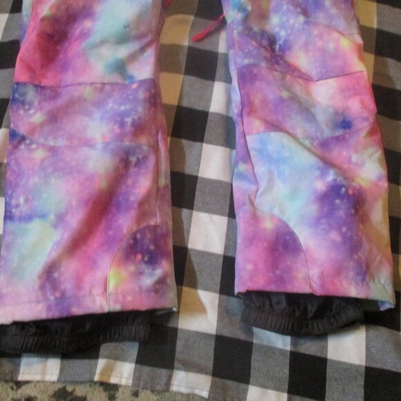 NWT Bluemagic ski snow suit by SNBOCON, size M Tie Dye galaxy - Picture 7 of 11